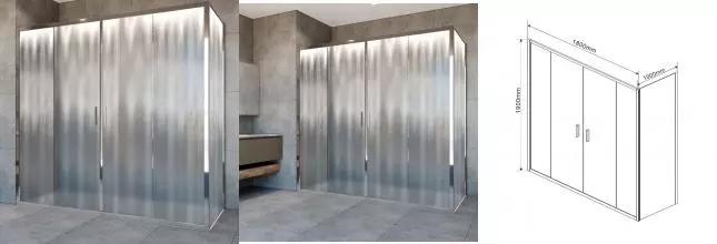 Душевой угол-ограждение «Vincea» Garda VSR-1G21018CH 180/100 прямоугольный шиншилла/хром без поддона универсальный Душевой угол-ограждение «Vincea» Garda VSR-1G21018CH 180/100 прямоугольный шиншилла/хром без поддона универсальный
