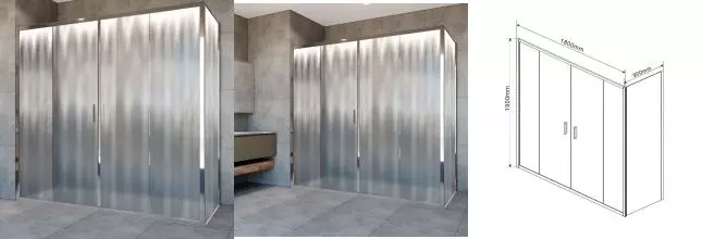 Душевой угол-ограждение «Vincea» Garda VSR-1G29018CH 180/90 прямоугольный шиншилла/хром без поддона универсальный Душевой угол-ограждение «Vincea» Garda VSR-1G29018CH 180/90 прямоугольный шиншилла/хром без поддона универсальный