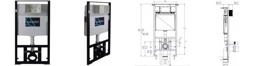 Инсталляция для унитаза «Azario» AZ80101000