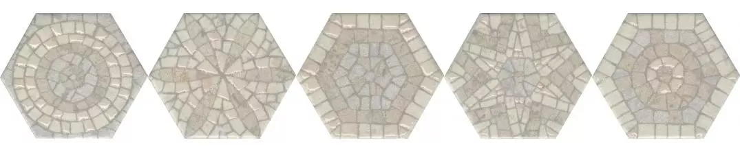 Настенный декор «Kerama Marazzi» Карму Matt. 6,9x5,2 OS\A248\63009 бежевый