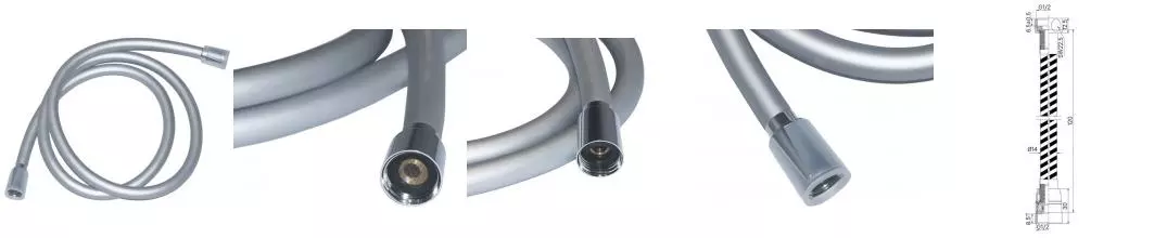 Душевой шланг «Iddis» Optima Home OPH12SLi19 120 см серебристый Душевой шланг «Iddis» Optima Home OPH12SLi19 120 см серебристый