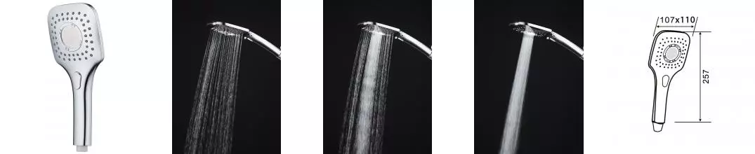 Ручная лейка «Orange» O-Shower OS07 хром Ручная лейка «Orange» O-Shower OS07 хром