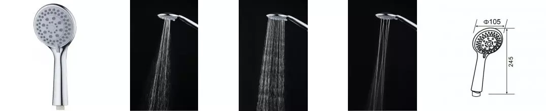 Ручная лейка «Orange» O-Shower OS01 хром Ручная лейка «Orange» O-Shower OS01 хром