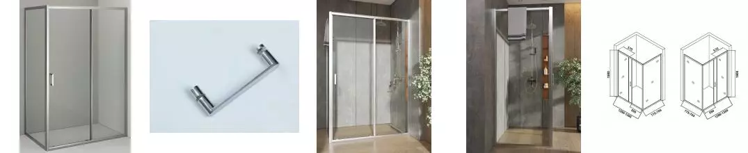 Душевой угол-ограждение «Orange» E23-13080TCR 130/80 прозрачный/хром без поддона универсальный Душевой угол-ограждение «Orange» E23-13080TCR 130/80 прозрачный/хром без поддона универсальный