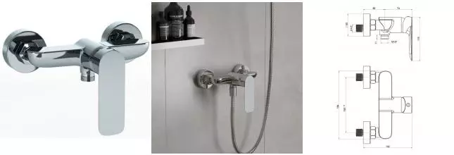 Смеситель для душа «Paini» Garda 76CR511 хром Смеситель для душа «Paini» Garda 76CR511 хром