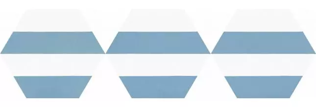 Настенная плитка «Codicer» Porto Hex 25 Capri Satin. 25x22 58363 blue