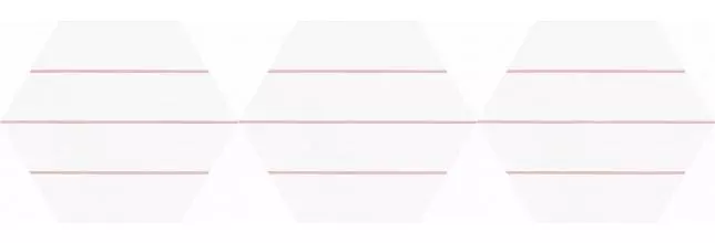 Настенная плитка «Codicer» Porto Hex 25 Savona Satin. 25x22 58370 pink