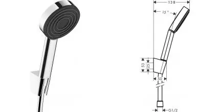 Душевой гарнитур «Hansgrohe» Pulsify S 24301000 хром