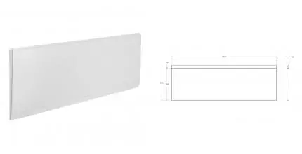 Экран под ванну «Cezares» Plane-180-SCR-W37 белый