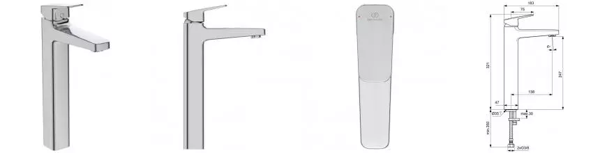 Смеситель для раковины «Ideal Standard» Ceraplan BD236AA хром Смеситель для раковины «Ideal Standard» Ceraplan BD236AA хром