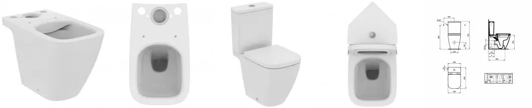 T459601 Ideal Standard i.life S Напольный безободковый унитаз для монтажа с бачком, горизонтальный выпуск, технология RimLS+, с крепежом TT0257919 T459601 · Ideal Standard, T459601 T459601 Ideal Standard i.life S Напольный безободковый унитаз для монтажа с бачком, горизонтальный выпуск, технология RimLS+, с крепежом TT0257919 T459601 · Ideal Standard, T459601