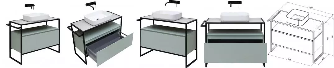 Тумба с раковиной «Allen Brau» Priority 100 рapyrus white matt Тумба с раковиной «Allen Brau» Priority 100 рapyrus white matt