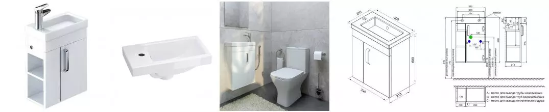 Тумба с раковиной «Iddis» Torr 40 (Optima Home 40/22) подвесная Тумба с раковиной «Iddis» Torr 40 (Optima Home 40/22) подвесная