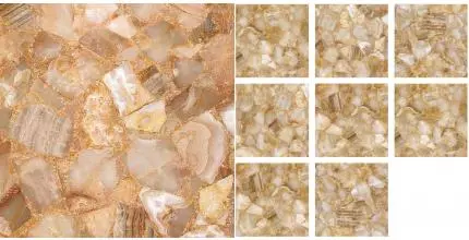 Напольная плитка «ITC» Jade Terrazo Lapp. (Индия) 60x60 sugar effect 00000016627 жёлтый