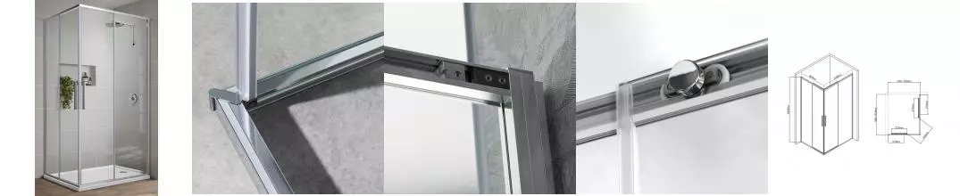 Душевой угол-ограждение «Vincea» Slim-U VSS-2SU8010CL 100/80 прозрачный/хром прямоугольный без поддона универсальный Душевой угол-ограждение «Vincea» Slim-U VSS-2SU8010CL 100/80 прозрачный/хром прямоугольный без поддона универсальный