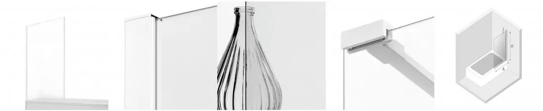 Шторка на ванну стеклянная «New Trendy» New Modus 60/150 EXK-2348 прозрачная/белая универсальная Шторка на ванну стеклянная «New Trendy» New Modus 60/150 EXK-2348 прозрачная/белая универсальная