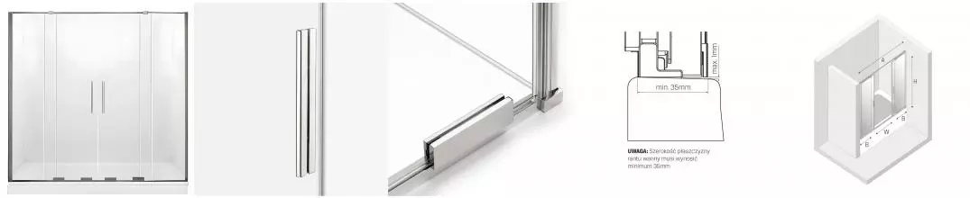 Шторка на ванну стеклянная «New Trendy» Smart 140/150 прозрачная/хром Шторка на ванну стеклянная «New Trendy» Smart 140/150 прозрачная/хром