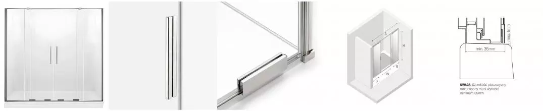 Шторка на ванну стеклянная «New Trendy» Smart 160/150 прозрачная/хром Шторка на ванну стеклянная «New Trendy» Smart 160/150 прозрачная/хром