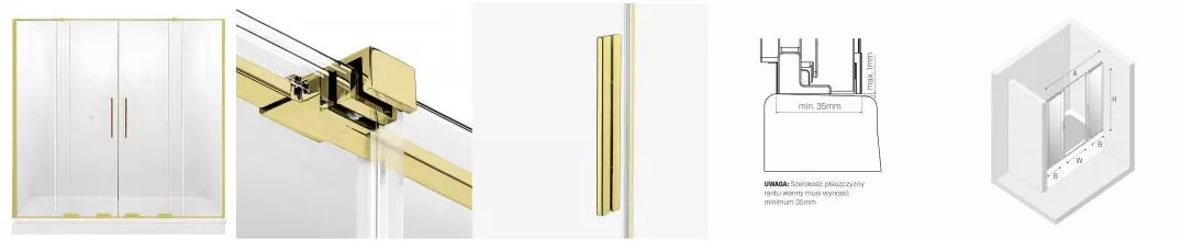 Шторка на ванну стеклянная «New Trendy» Smart Light Gold 130/150 прозрачная/светлое золото Шторка на ванну стеклянная «New Trendy» Smart Light Gold 130/150 прозрачная/светлое золото