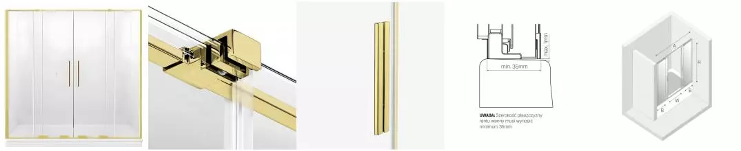 Шторка на ванну стеклянная «New Trendy» Smart Light Gold 170/150 прозрачная/светлое золото Шторка на ванну стеклянная «New Trendy» Smart Light Gold 170/150 прозрачная/светлое золото