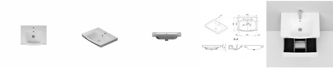 Раковина «Am.Pm» Like 65 фаянсовая