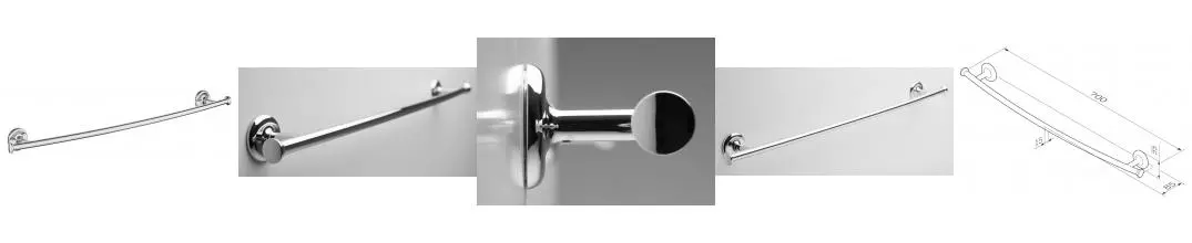 Полотенцедержатель «Am.Pm» Like A80346400 на стену хром Полотенцедержатель «Am.Pm» Like A80346400 на стену хром