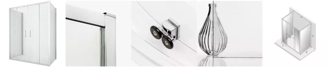 Душевой угол-ограждение «New Trendy» New Corrina Chrome 140/80 прозрачный/хром прямоугольный без поддона Душевой угол-ограждение «New Trendy» New Corrina Chrome 140/80 прозрачный/хром прямоугольный без поддона