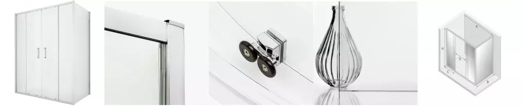 Душевой угол-ограждение «New Trendy» New Corrina Chrome 160/80 прозрачный/хром прямоугольный без поддона Душевой угол-ограждение «New Trendy» New Corrina Chrome 160/80 прозрачный/хром прямоугольный без поддона