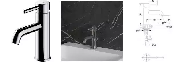 Смеситель для раковины «Omnires» Y Y1210CR хром Смеситель для раковины «Omnires» Y Y1210CR хром