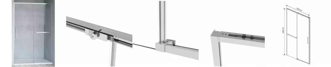 Душевая дверь «Vincea» Slim Soft VDS-1SS130CL 130/200 прозрачная/хром Душевая дверь «Vincea» Slim Soft VDS-1SS130CL 130/200 прозрачная/хром