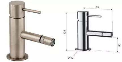 Смеситель для биде «Remer» X-Style X21NP никель