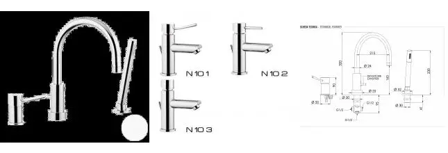 Смеситель на борт ванны «Remer» Minimal N072BO белый матовый Смеситель на борт ванны «Remer» Minimal N072BO белый матовый