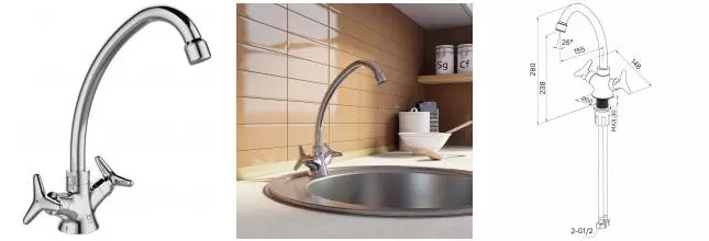 Смеситель для кухонной мойки «Milardo» Meal M03SB00M05 хром