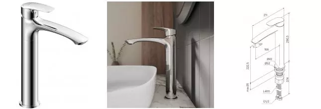 Смеситель для раковины «Milardo» Rora RORSB01M01 хром Смеситель для раковины «Milardo» Rora RORSB01M01 хром