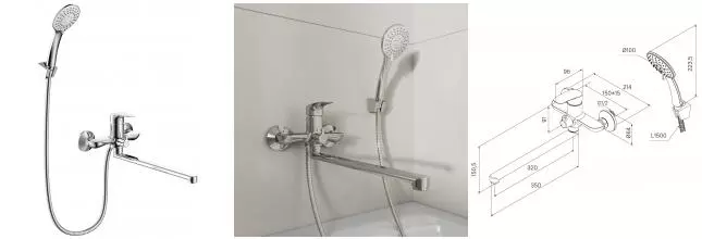 Смеситель для ванны «Milardo» Rora RORSB00M10 хром