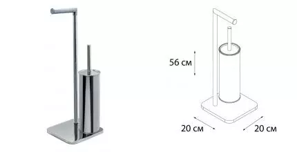 Стойка с аксессуарами «Fixsen» Equipment FX-421 напольная хром Стойка с аксессуарами «Fixsen» Equipment FX-421 напольная хром
