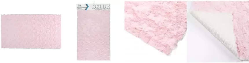 Коврик для ванной «Fixsen» Delux FX-9040B 120/70 полиэстер розовый