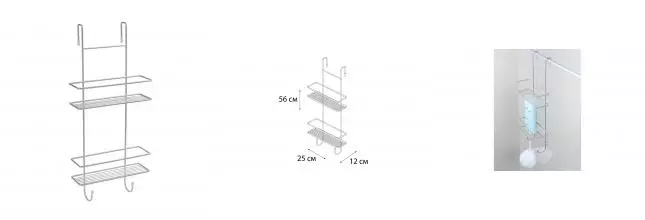 Полка в ванну «Fixsen» FX-740-2 хром Полка в ванну «Fixsen» FX-740-2 хром
