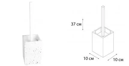 Ёршик для унитаза «Fixsen» Blanco FX-201-5 напольный белый