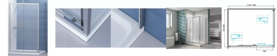 Душевой угол-ограждение «Belbagno» DUE-AH-1-120/80-C-CR 120/80 прозрачный/хром прямоугольный без поддона универсальный Душевой угол-ограждение «Belbagno» DUE-AH-1-120/80-C-CR 120/80 прозрачный/хром прямоугольный без поддона универсальный