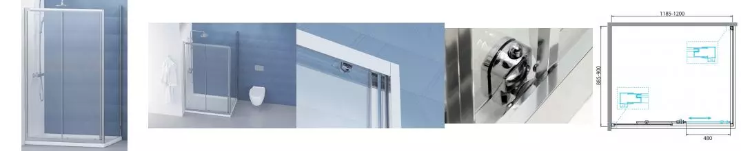 Душевой угол-ограждение «Belbagno» DUE-AH-1-120/90-C-CR 120/90 прозрачный/хром прямоугольный без поддона универсальный Душевой угол-ограждение «Belbagno» DUE-AH-1-120/90-C-CR 120/90 прозрачный/хром прямоугольный без поддона универсальный