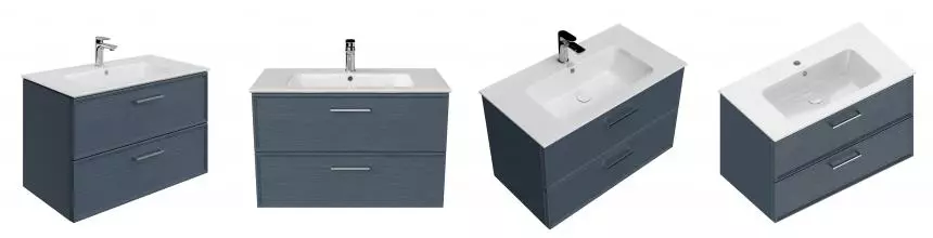 Тумба с раковиной «Kerama Marazzi» Piano Classic 85 (Piano 85) подвесная ясень синий матовый