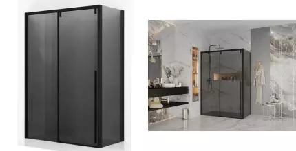 Душевой угол-ограждение «Ambassador» Intense 110022201IBB-90IBB 120/90 тонированный/чёрный без поддона универсальный Душевой угол-ограждение «Ambassador» Intense 110022201IBB-90IBB 120/90 тонированный/чёрный без поддона универсальный