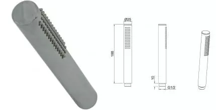 Ручная лейка «Allen Brau» Priority 5.31020-BN брашированный никель Ручная лейка «Allen Brau» Priority 5.31020-BN брашированный никель