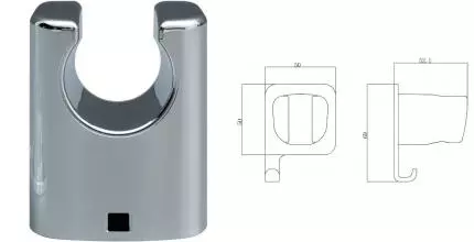 Держатель для душа «Allen Brau» Infinity 5.21B17-00 хром Держатель для душа «Allen Brau» Infinity 5.21B17-00 хром