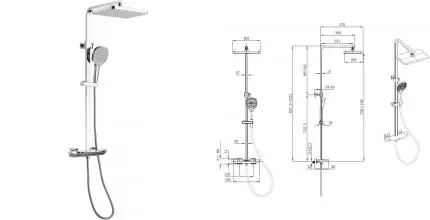 Душевая система «Allen Brau» Infinity 5.21030-00 хром Душевая система «Allen Brau» Infinity 5.21030-00 хром