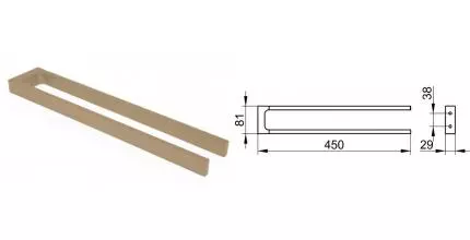 Полотенцедержатель двойной «Keuco» Edition 11 11118030000 на стену шлифованная бронза Полотенцедержатель двойной «Keuco» Edition 11 11118030000 на стену шлифованная бронза