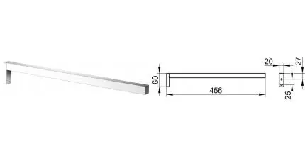 Полотенцедержатель «Keuco» Edition 90 19120010000 на стену хром