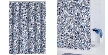 Штора для ванной «Ridder» Oriental 3101303 180/200 синяя