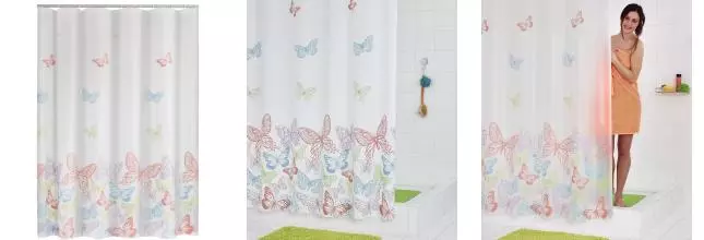Штора для ванной «Ridder» Papillon 3104300 180/200 мультиколор